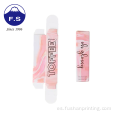 Logotipo de oro rosa Lip Gloss Small Cosmetic Box